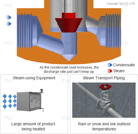 مصائد البخار هي نوع من الصمامات الأوتوماتيكية التي ترشح المكثفات (أي البخار المكثف) والغازات غير القابلة للتكثيف مثل الهواء دون السماح للبخار بالخروج. في الصناعة ، يستخدم البخار بانتظام للتدفئة أو كقوة دافعة للطاقة الميكانيكية.