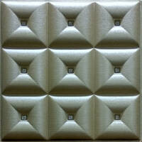3D Leather Wall Panel