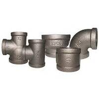 Malleable Iron Threaded Pipe Fittings - Black - Galvanized