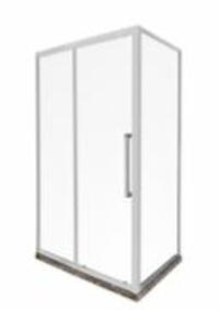 Shower Cabinet Chrome and Acrylic Shower