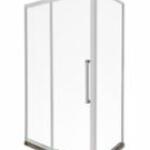 Shower Cabinet Chrome and Acrylic Shower